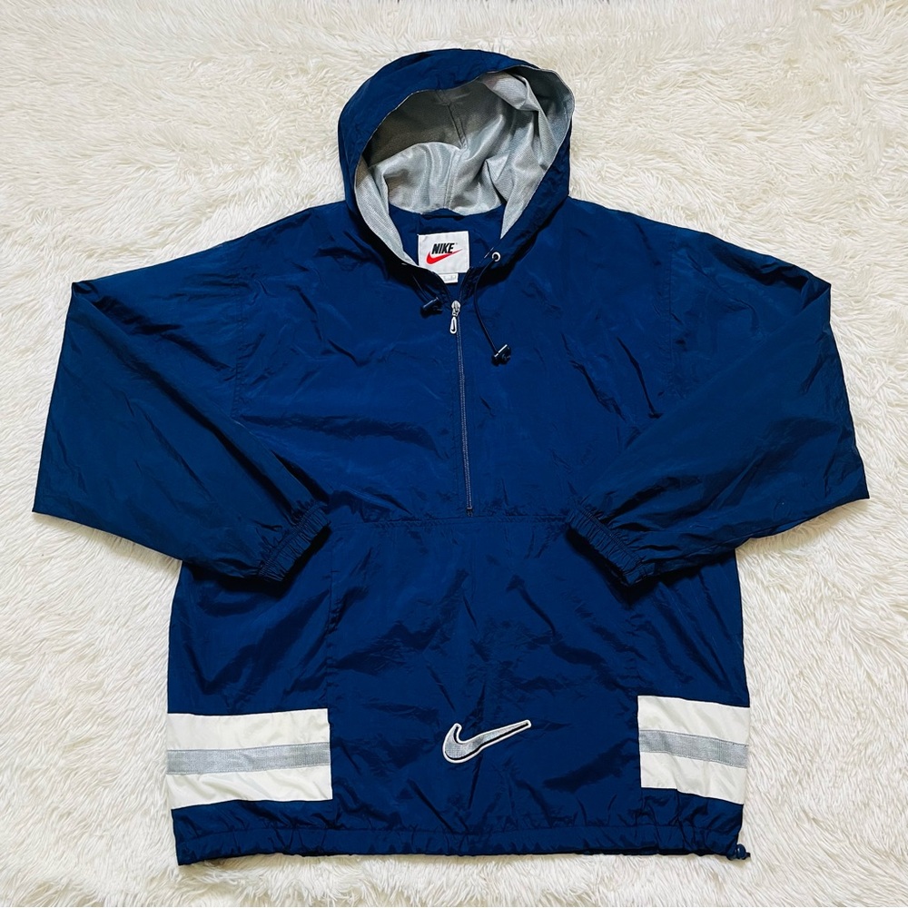 Vintage Nike 1/4 Zip Embroidered Jacket